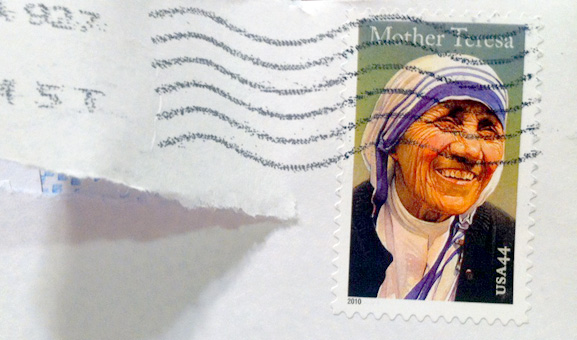 mother teresa stamp